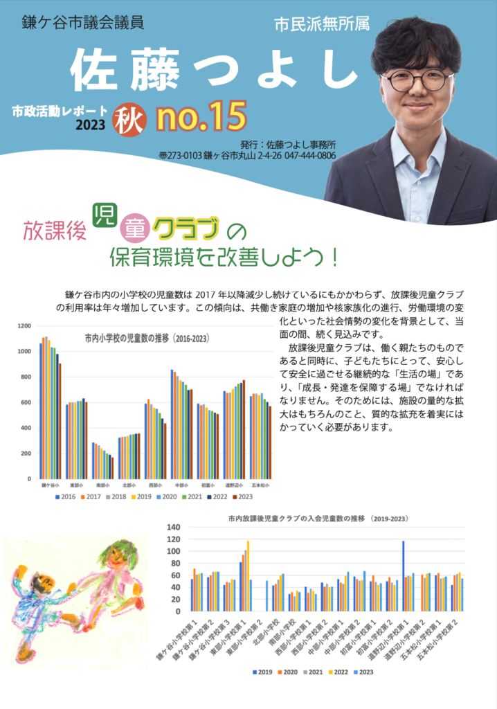 市政活動レポート No.15